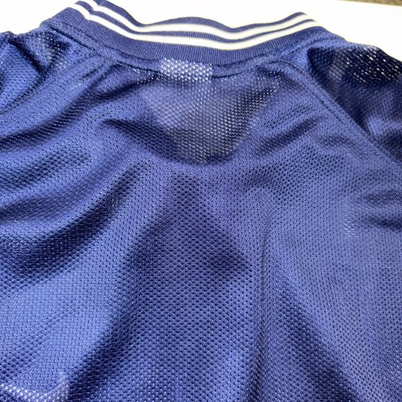Nike Vintage Navy Mesh Jersey Y2K Sportswear Streetwear Swoosh Logo Med 90s - Picture 8 of 8